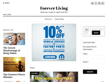 Tablet Screenshot of foreverlivingproduct.info