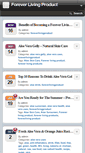 Mobile Screenshot of foreverlivingproduct.net